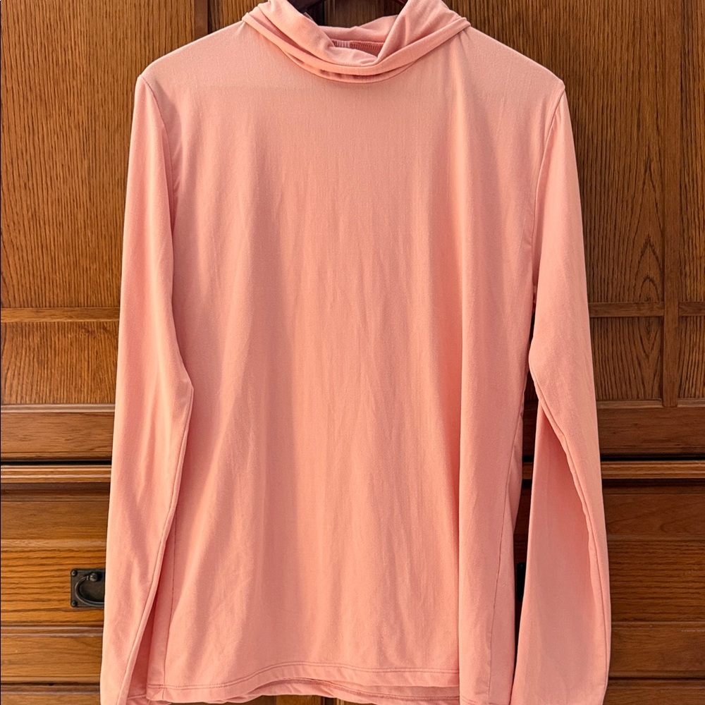 Love Nation Cowl Turtle Neck Long Sleeve Top Buttery Soft